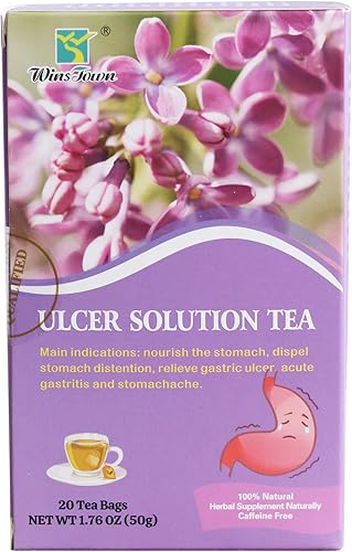 Miniatura 7 de Wins Town Té de solución de úlcera, regula la gastritis, dolor de estómago y varias molestias estomacales, 20 bolsitas de té