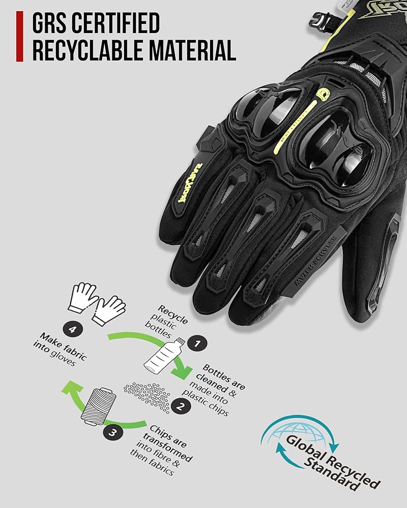 Amazon | [IRON JIA'S]バイクグローブ 秋冬 防寒 オートバイ手袋