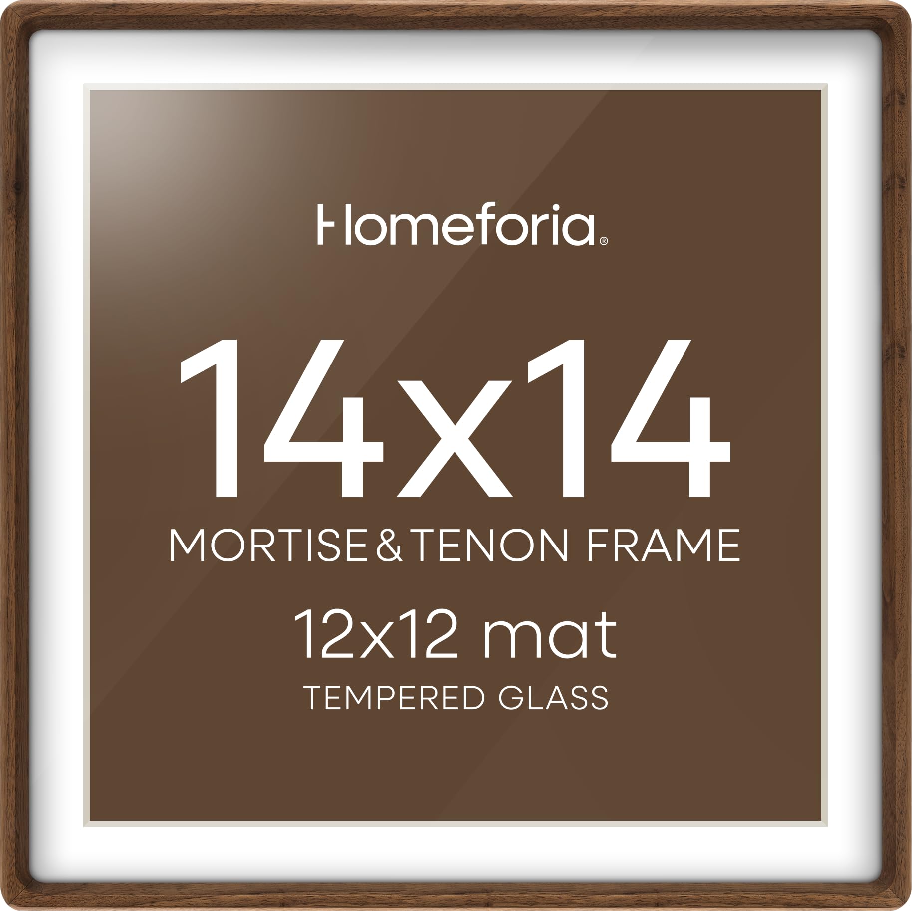 Homeforia Walnut 14x14 Frame