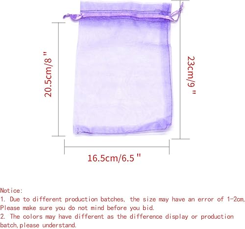 Miniatura 38 de Dealglad 100pcs Drawstring Organza bolsas de joyería caramelo para fiestas, casamientos, regalos Negro