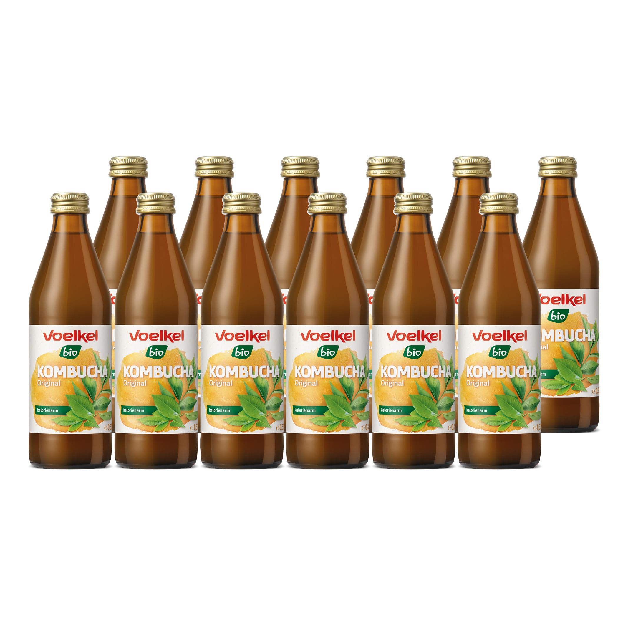 Voelkel - Kombucha Original 330ml - 12er-Pack - Regionale Bioqualität aus Deutschland