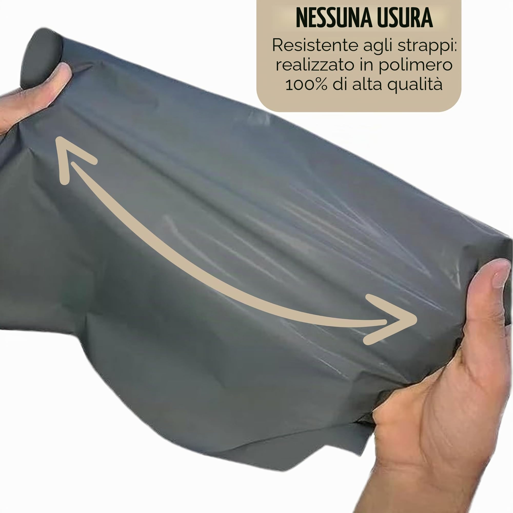 Double Dragon 60 buste spedizione autoadesive miste grigio 4 misure