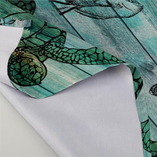 Miniatura 4 de Cloth Napkins Set of 6 Ocean Turtle 20x20 Inch Cloth Napkins Wooned Sea Turtles Washable Reusable Kitchen Dinner Napkins Table Decor for Wedding,
