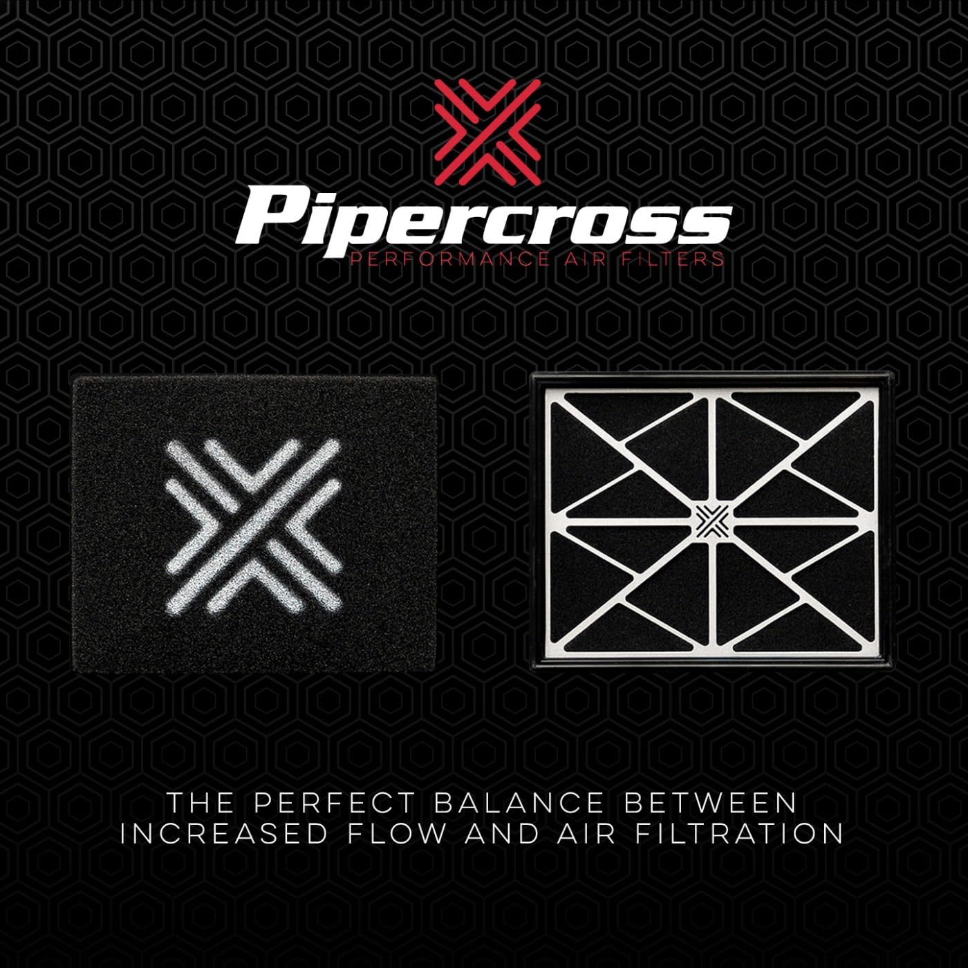 Pipercross Filtro para Alfa Romeo GT 147 156, PP1362 | Aumenta flujo de aire hasta 40%, Mejora economía combustible, Garantía de por vida, Fabricado en GB, Ecológico y lavable