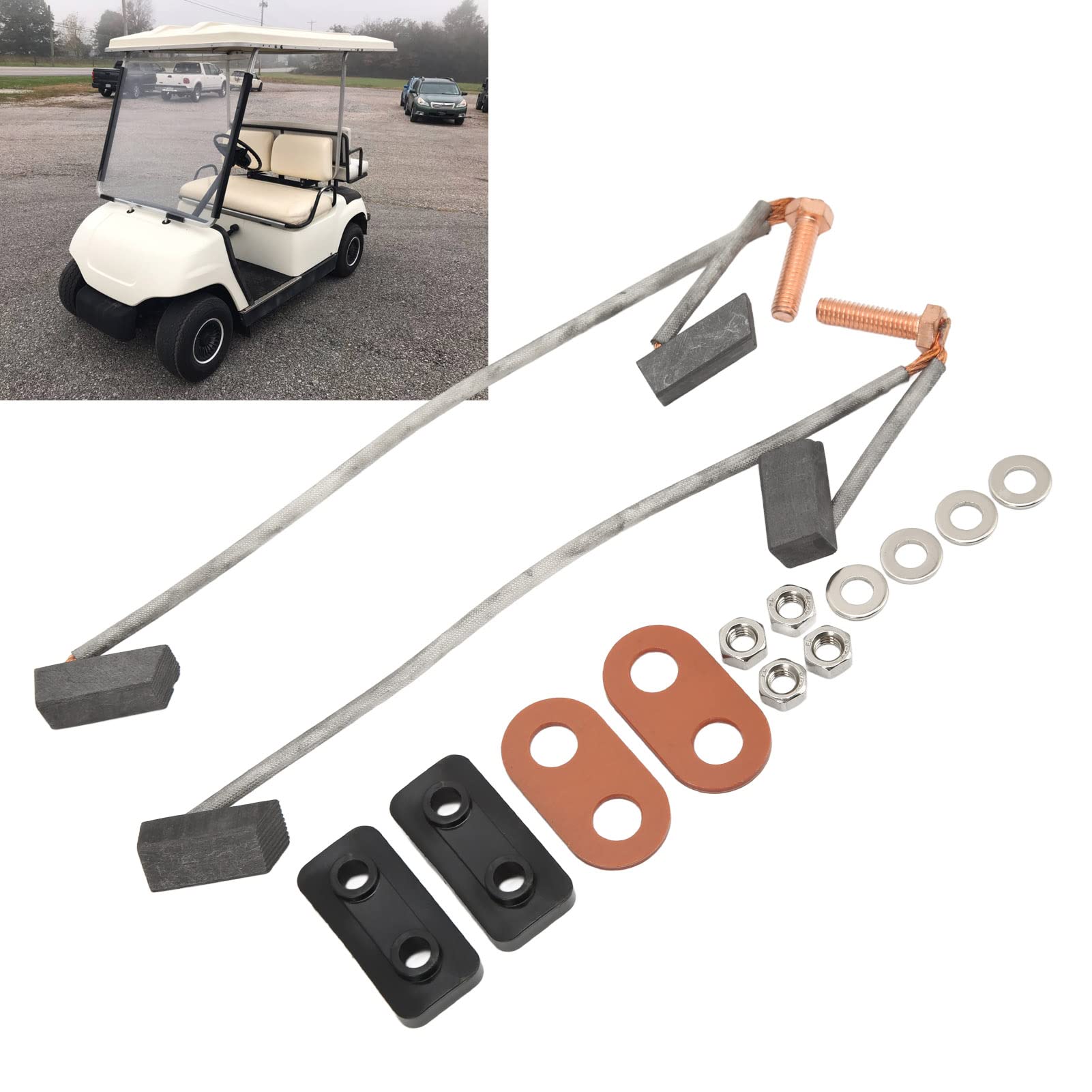 Aramox Club Car Motor Brush Kit Cart ADC Motor Brush Kit