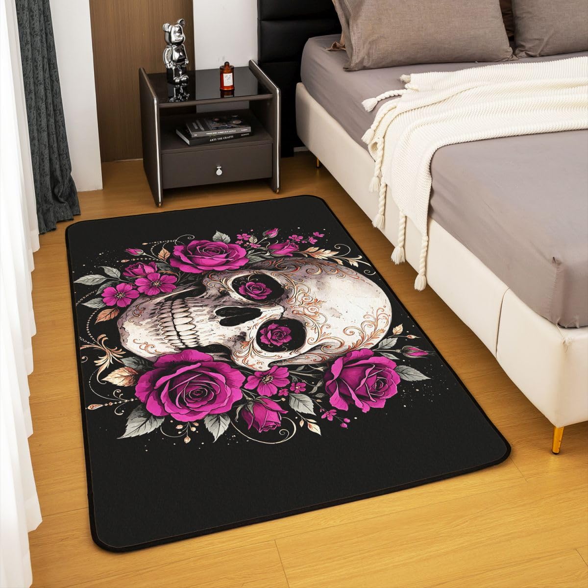 Homewish Dywaniki ze szkieletem róży 100 x 150 cm
