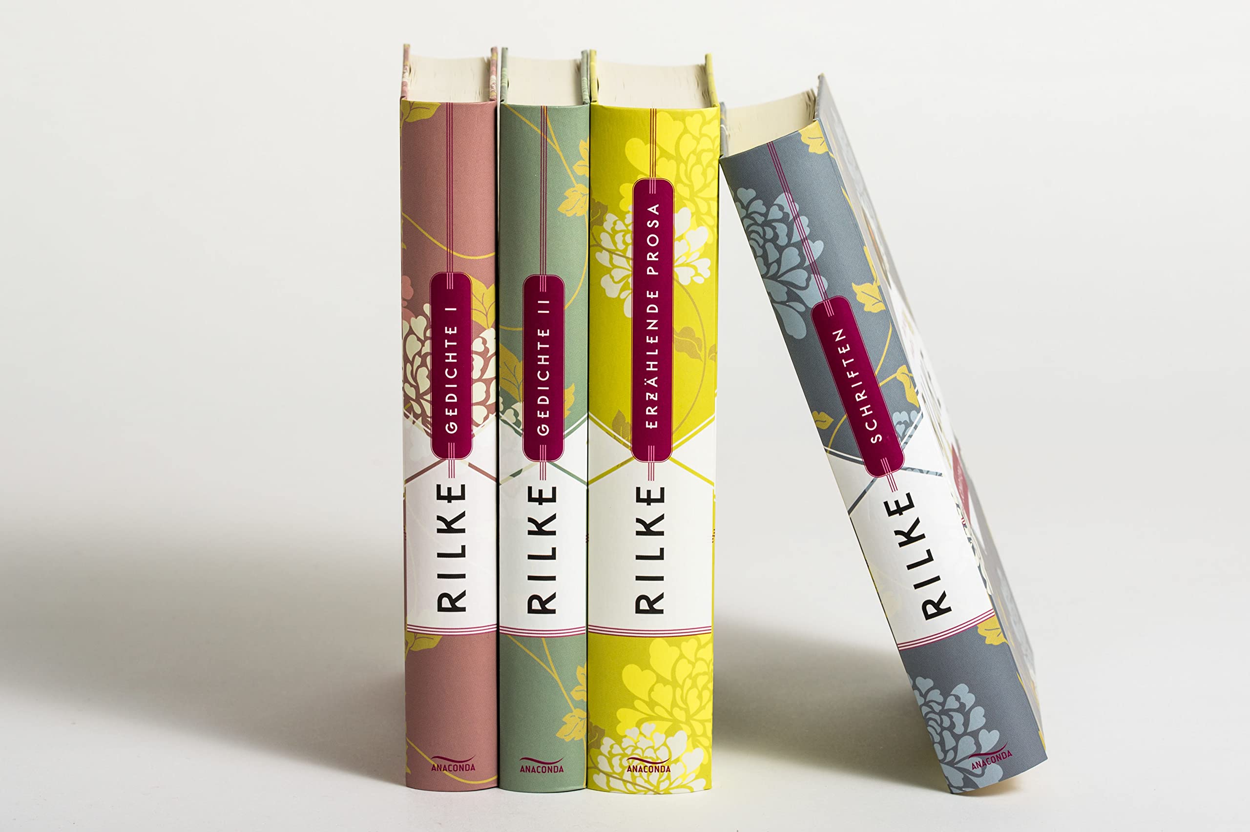 Rainer Maria Rilke, Werke in vier Bänden (Gedichte I - Gedichte II - Erzählende Prosa - Schriften) (4 Bände im Schuber)