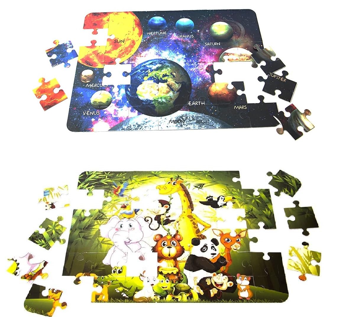 Amitasha Wild Animal Solar System Jigsaw Puzzle for Kids of Age 3-5 Years - Wild Animal Puzzle & Solar Syatem Puzzle (B0BMXLD3L7) Amazon Price History, Amazon Price Tracker