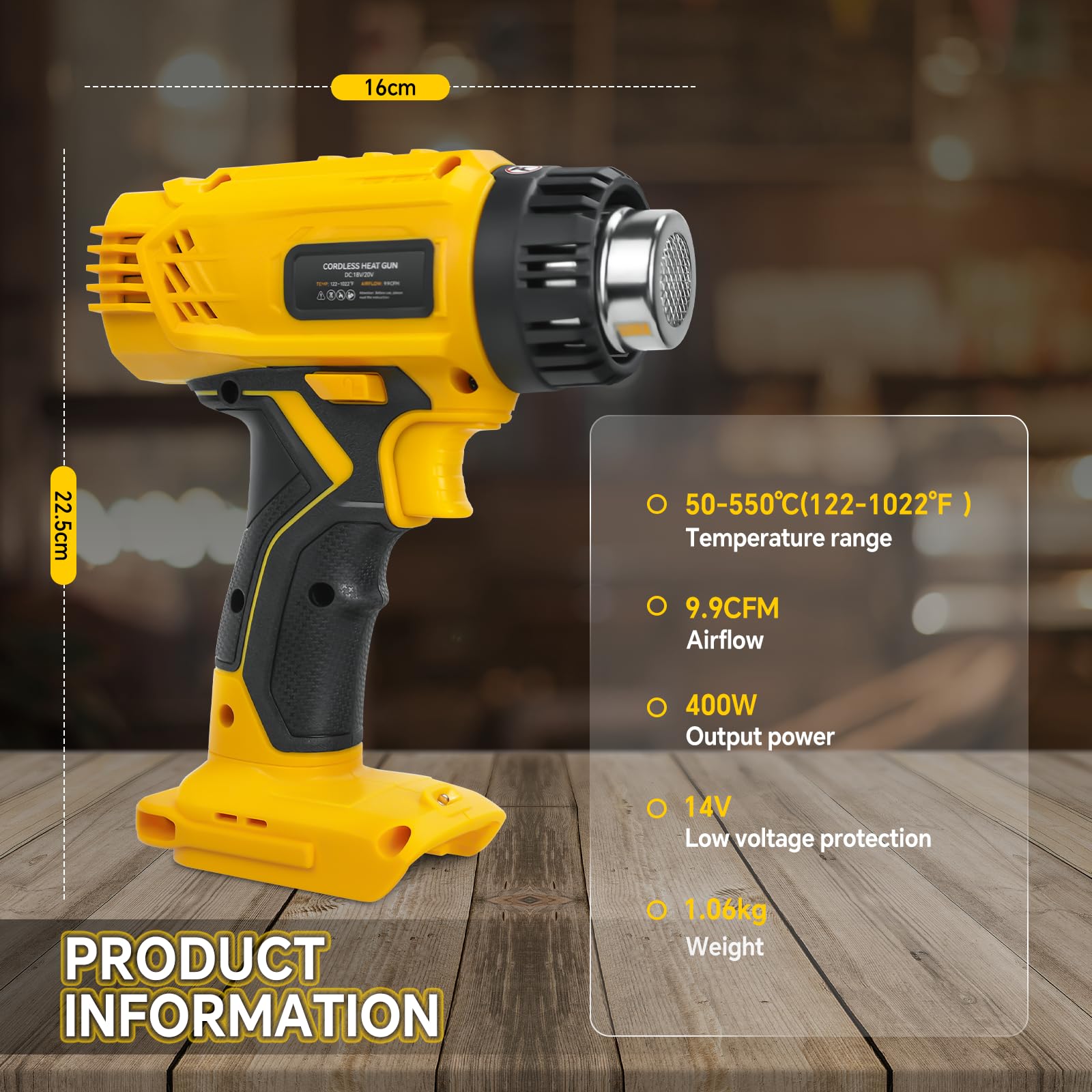 Pistola Termica XR 18V (senza Batterie E Caricbatteria