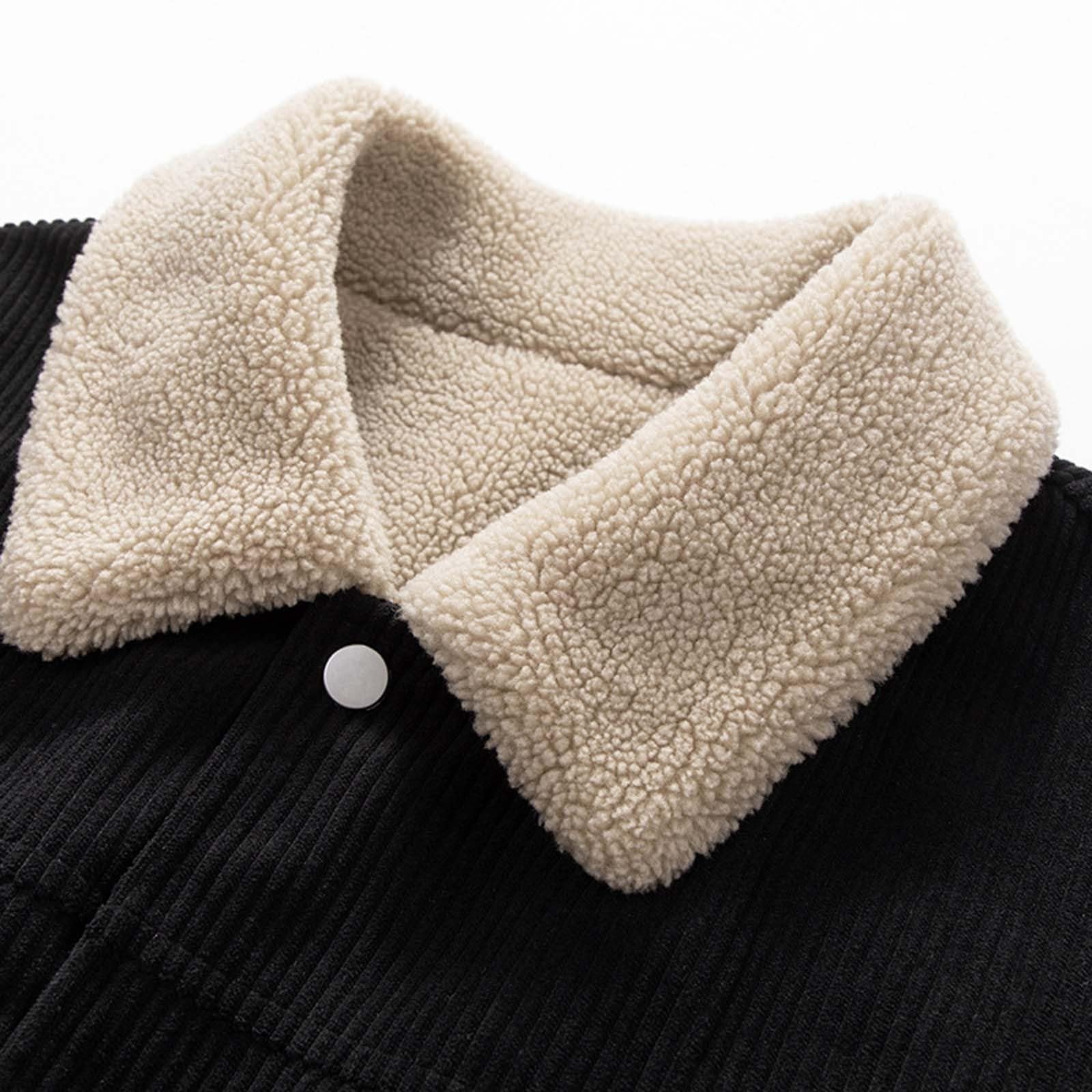 Giacca Running Uomo Elegante Elegante Elegante Giacca Calda Uomo Confortevole Inverno Per Velluto A Costo Versatile Casual Foderata In Pile Spesso