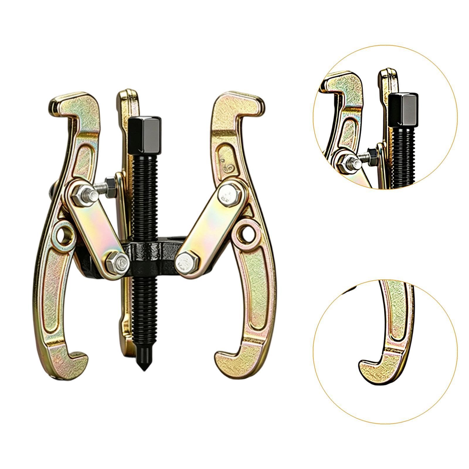 Estrattore a 3 Griffe, Strumento per La Rimozione di Cuscinetti, Estrattore per Ingranaggi a 3 Artigli per Garage, Auto, SUV, 6inch