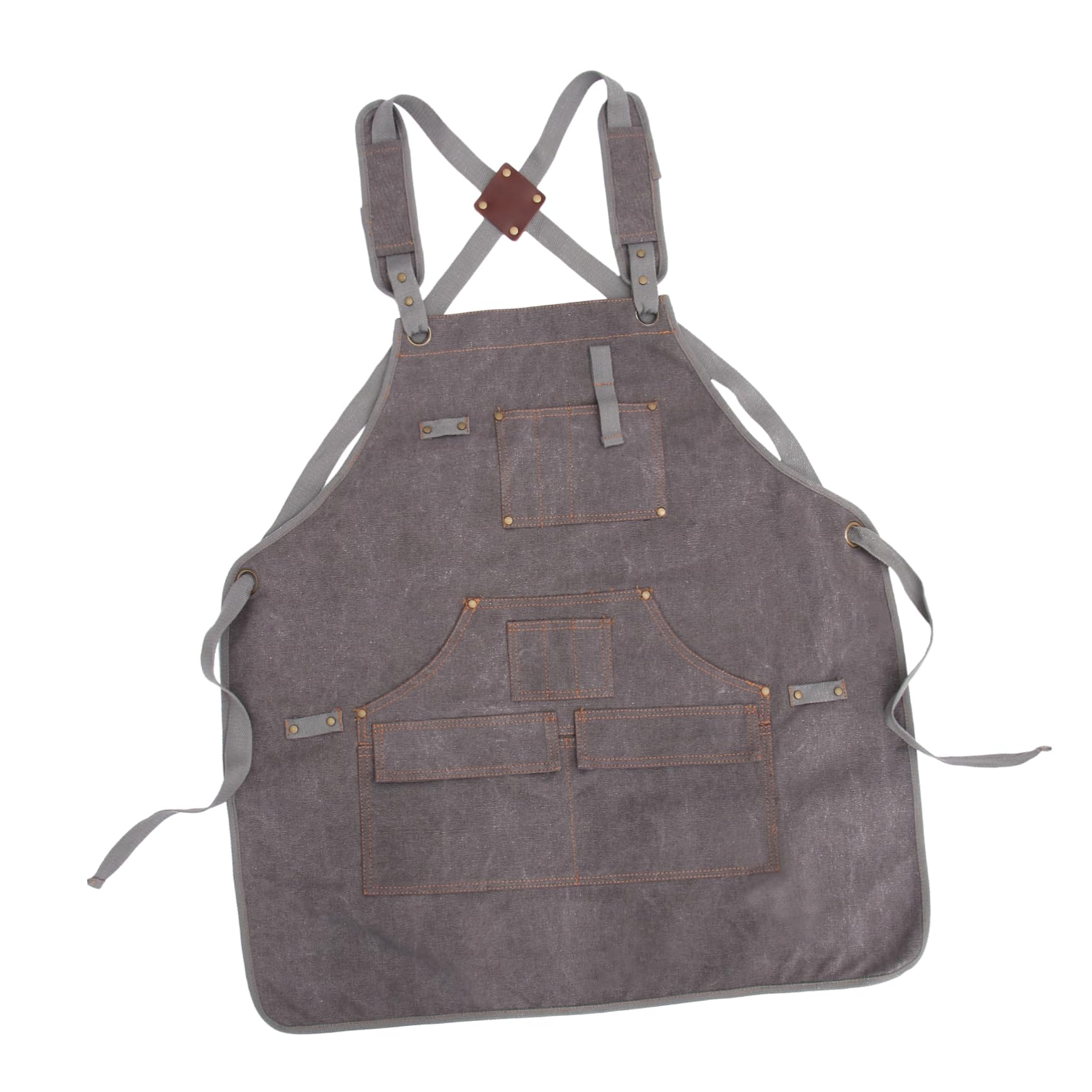 SHERCHPRY 1pezzi Grembiule Multi-pocket Lavabile Canvas Per Elettricista e Falegname Abbigliamento Resistente