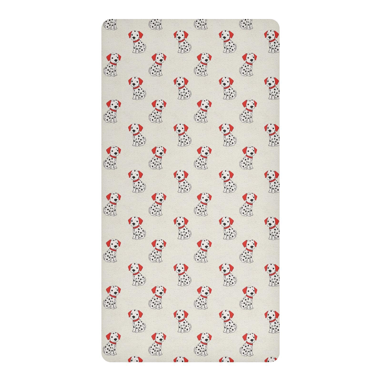 Drap-housse mousseline lit bébé dalmatien pour une chambre de garçon moderne