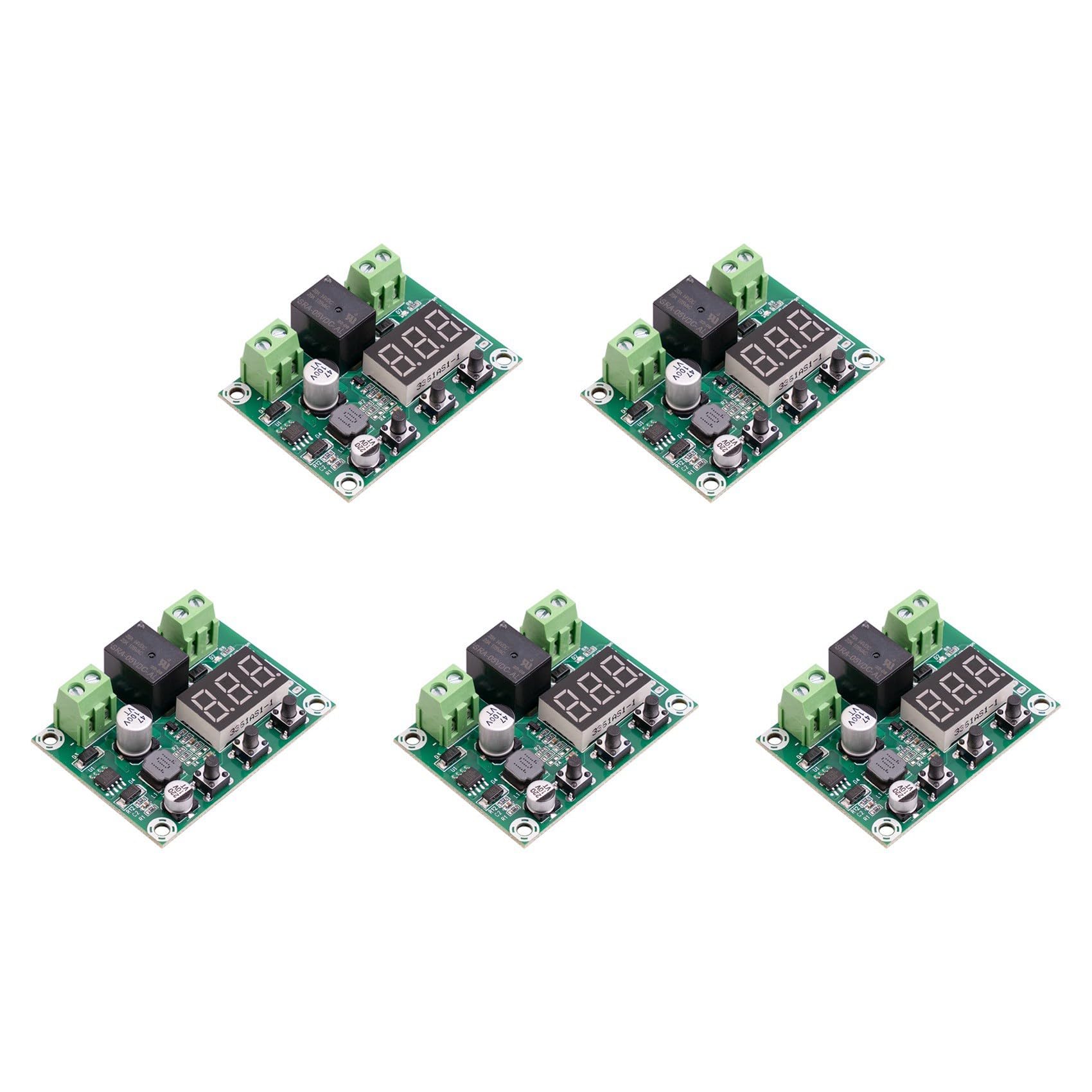 Bloepum 5X 6V-80V Battery DC Voltage Protection Module High Voltage Undervoltage Battery Disconnect Output Protection Board