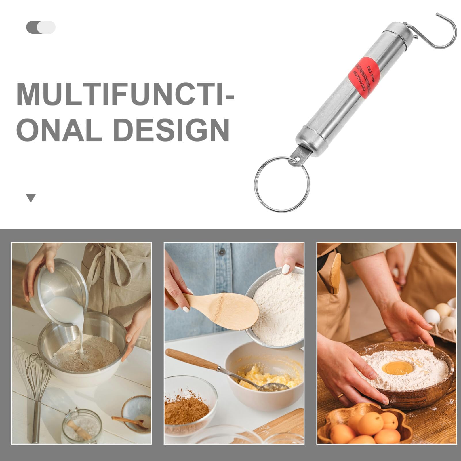 SOLUSTRE Spring Balance Hanging Spring Scale Set Balance Hanging Spring Scale Portable Handheld Scale Mechanical Spring Scale