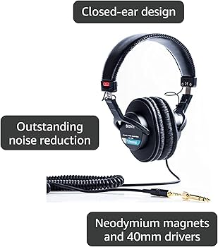 Amazon.com: Sony MDR7506 Professional Foldable Closed DJ