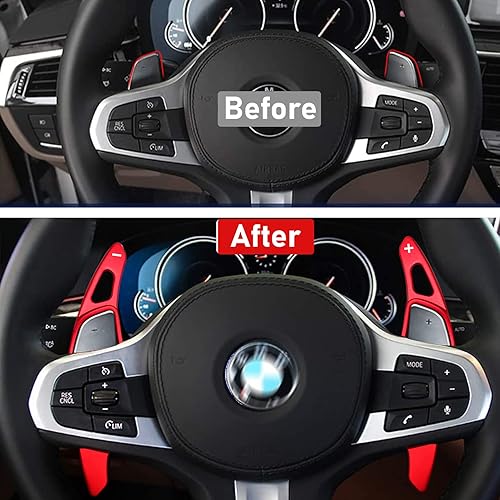 Miniatura 7 de Jaronx Compatible con BMW Paddle Shifter Extension 3'G205'G306'G317'G118'G14X3 G01X4 G02X5 G05X6 G06X7 G07Z4 G29 (Serie G), cambiadores de paletas