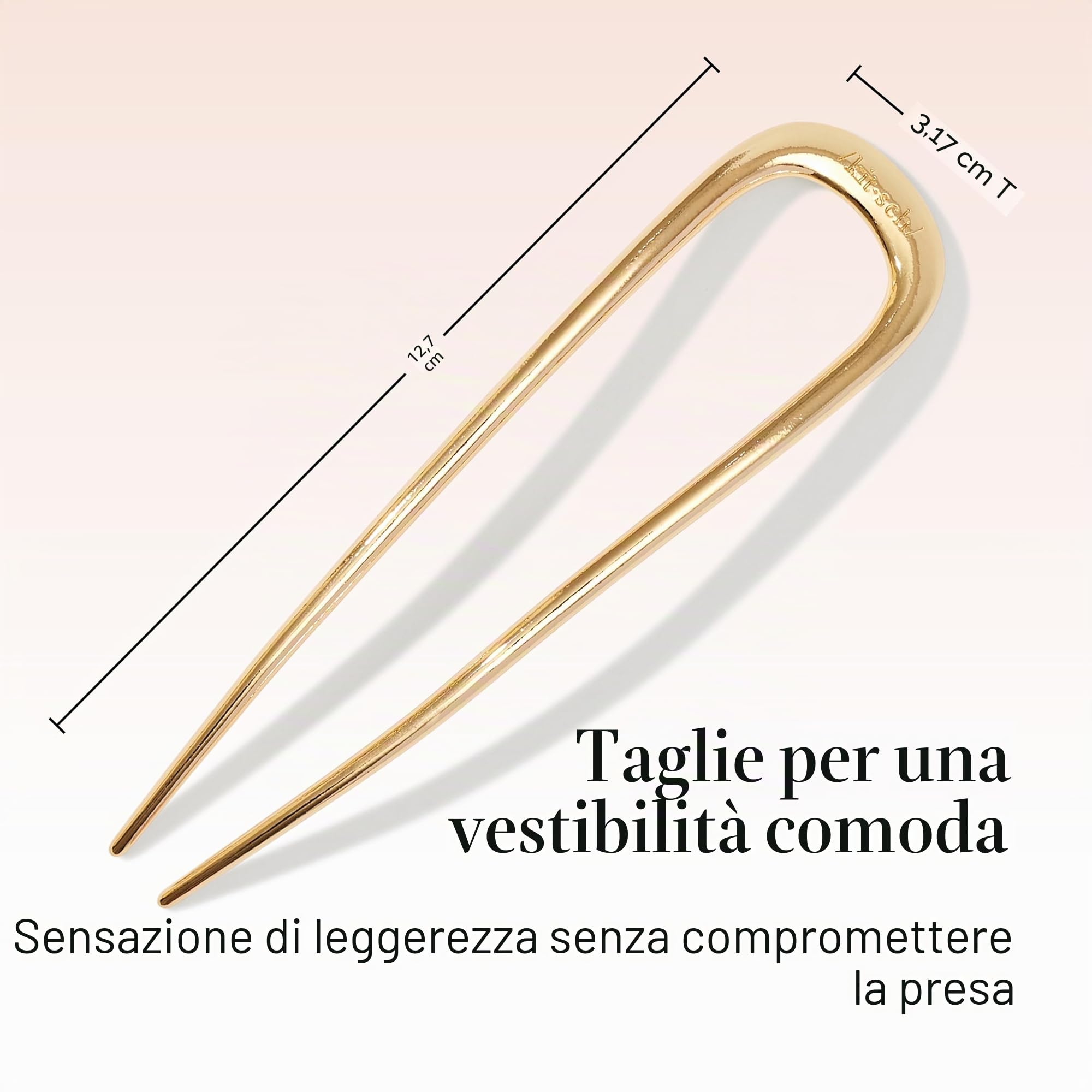 Kitsch Forcine Francesi per Capelli da Donna – Elegante e Durevole Forcella in Metallo per Acconciature a Chignon, Coda e Treccia, Tenuta Sicura Tutto il Giorno, Vestibilità Confortevole | Regali