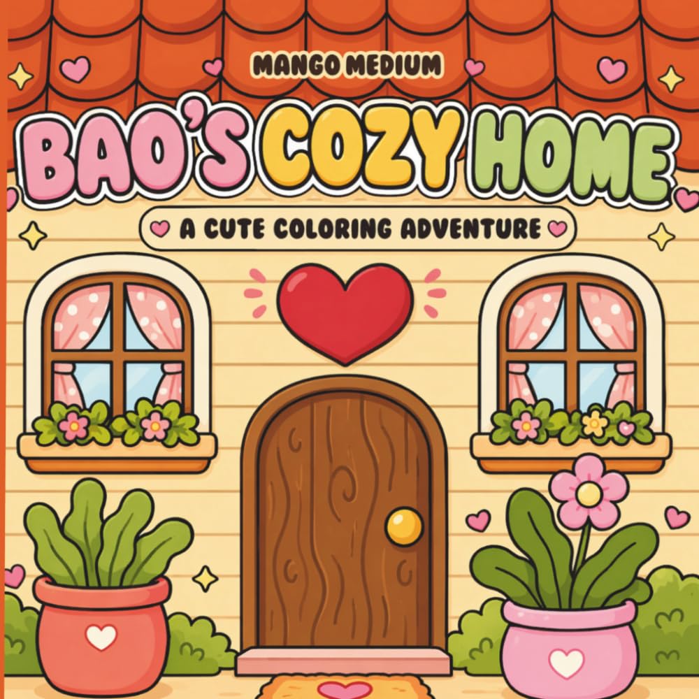 Bao's Cozy Home: A cute coloring adventure