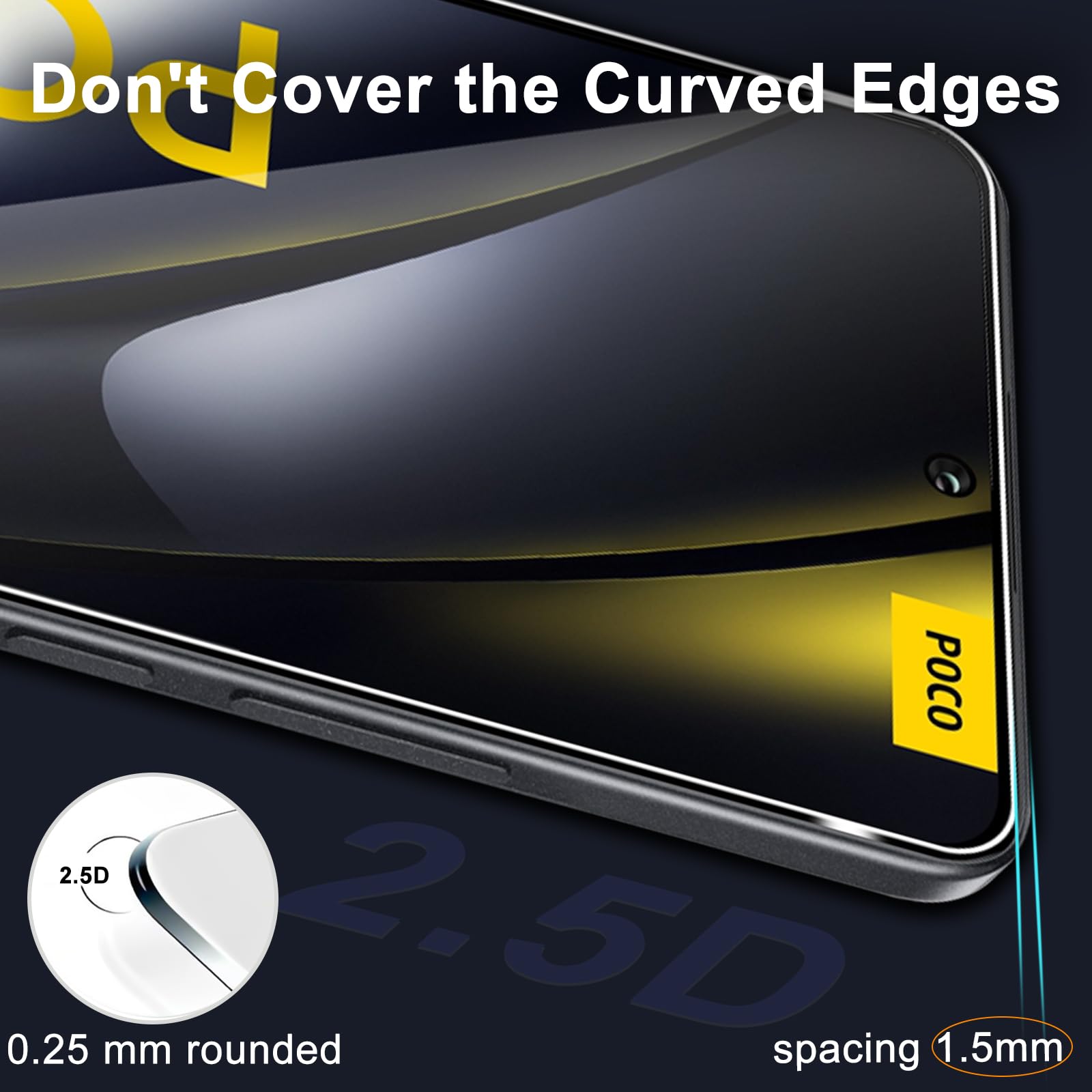 6 Films De Protection écran Pour Xiaomi Poco F6 Pro - Transparent Brillant - Anti-rayures