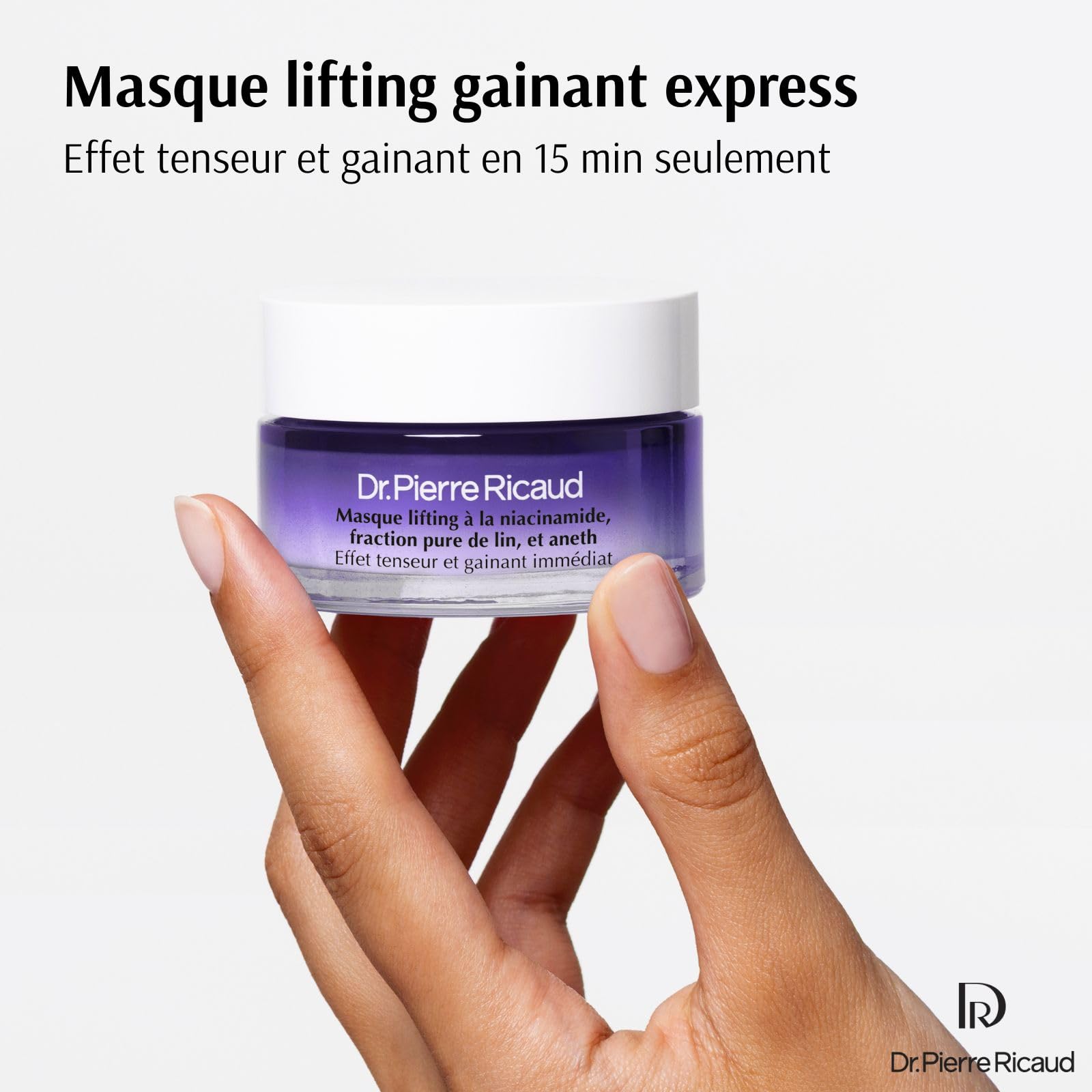 Dr Pierre Ricaud Maschera Lifting Effetto Tensore – Maschera viso alla Niacinamide – Cura del viso per donna rassodante e lisciante – Boost di collagene – 50 ml