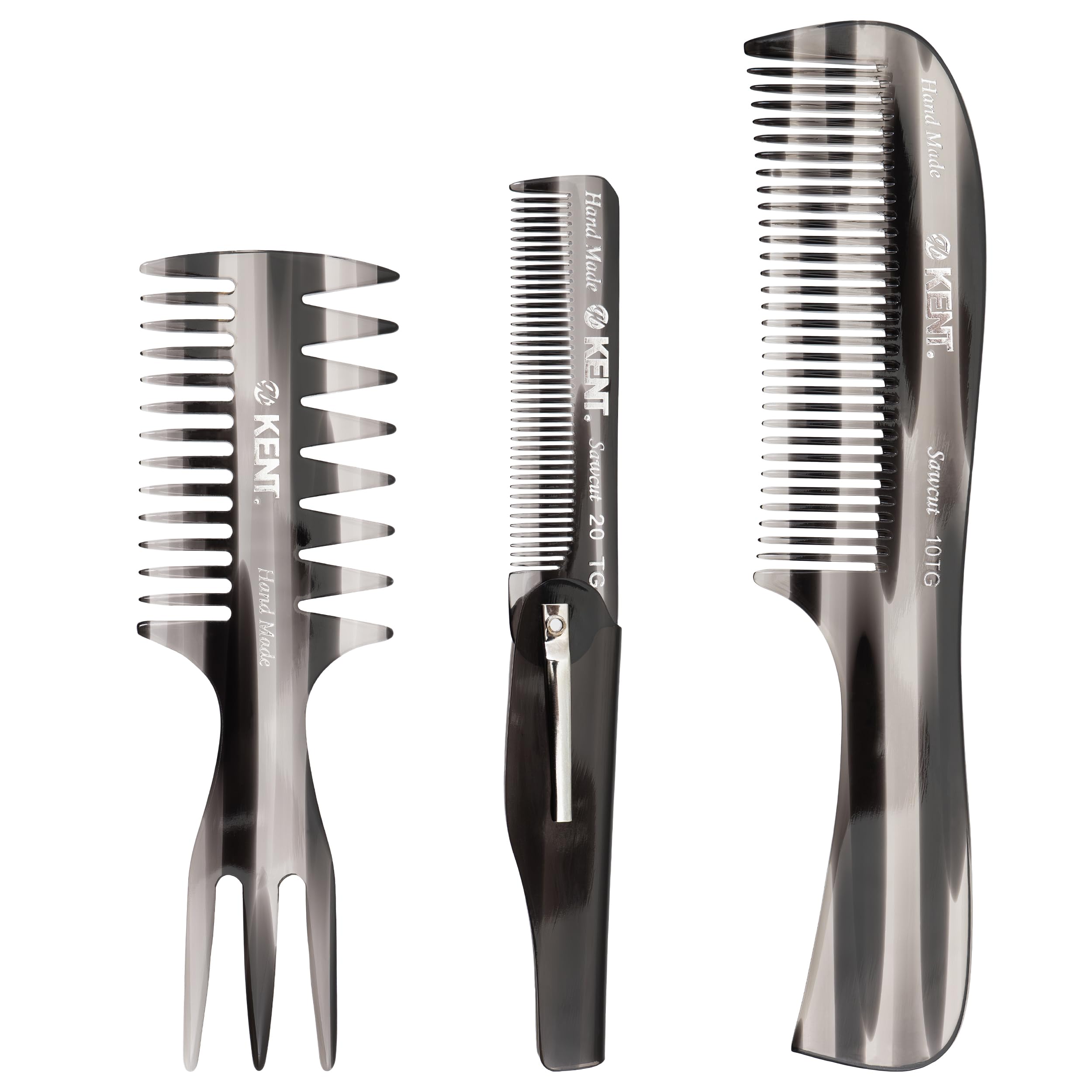 専用出品 ヘアコーム Amazon | GB KENT ケントブラシ ハンドメイドヘアコーム 3本