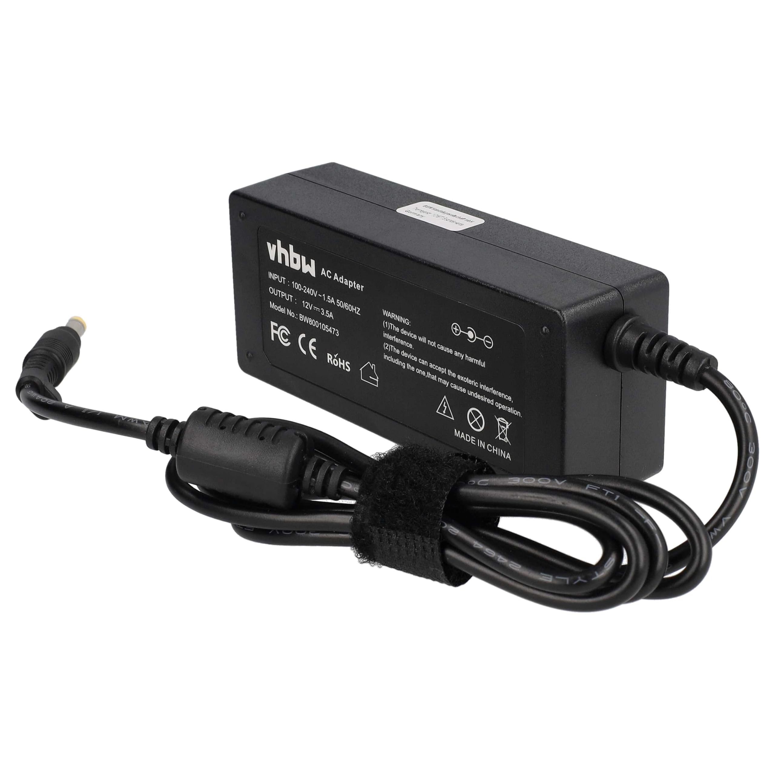 vhbw 1x alimentatore compatibile con Asus Eee PC 900SD, 1000XP, 1000H, 1000, 1000HA, 900a, 900hd, 900ha, 1002HA, 900 notebook, 42 W