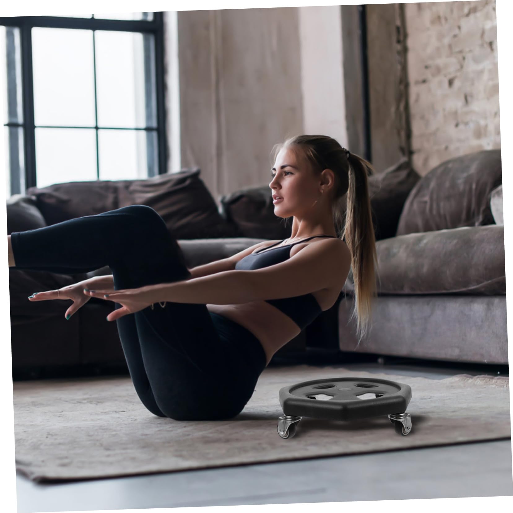 Didiseaon Disco Deslizante para Ejercicio con Cojín para Rodillas Entrenamiento Abdominal Casa Herramienta Fitness Segura y Cómoda Color Aleatorio Color Aleatorio