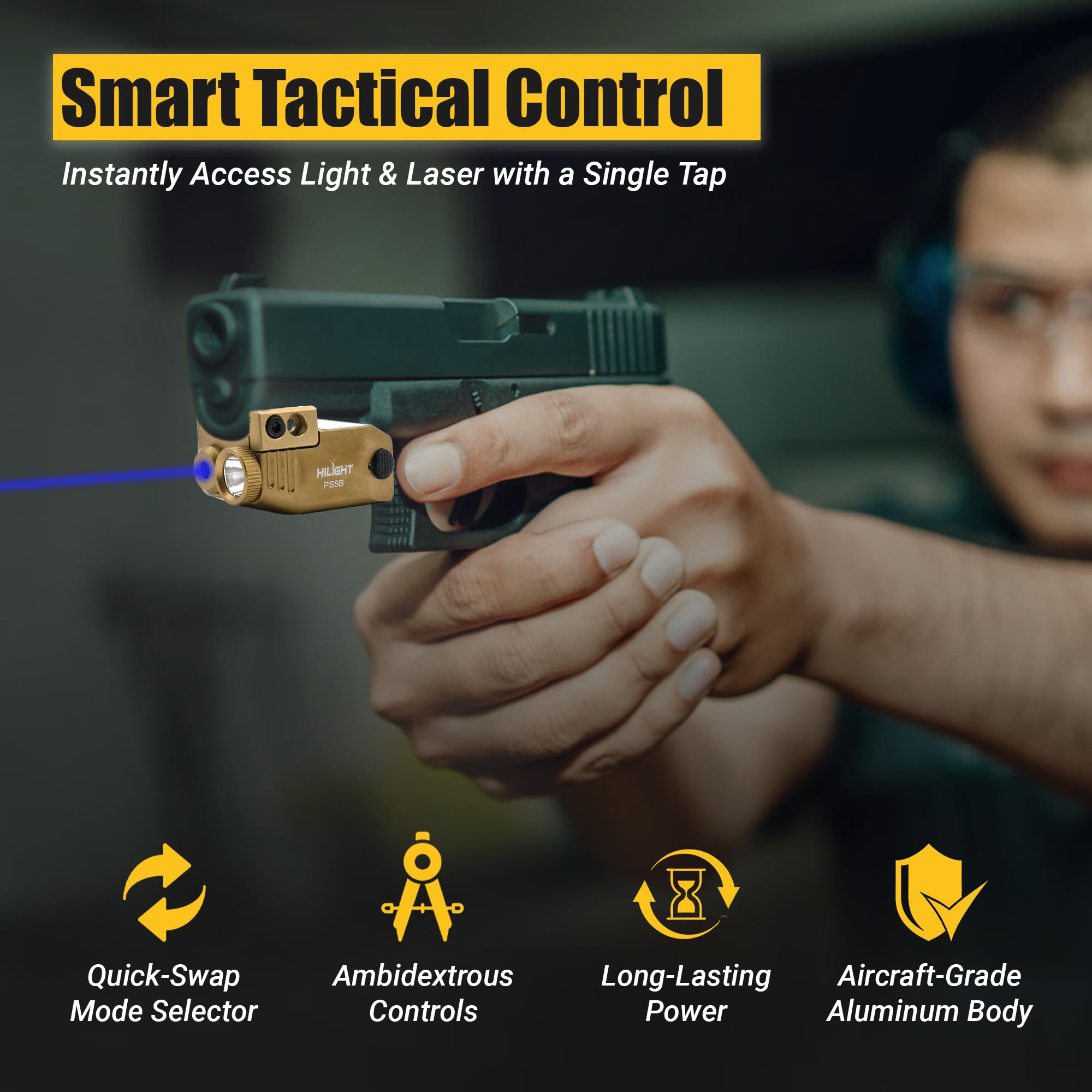 Amazon.com: HiLight Tactical Primal PS5B TAN - 400 Lumen