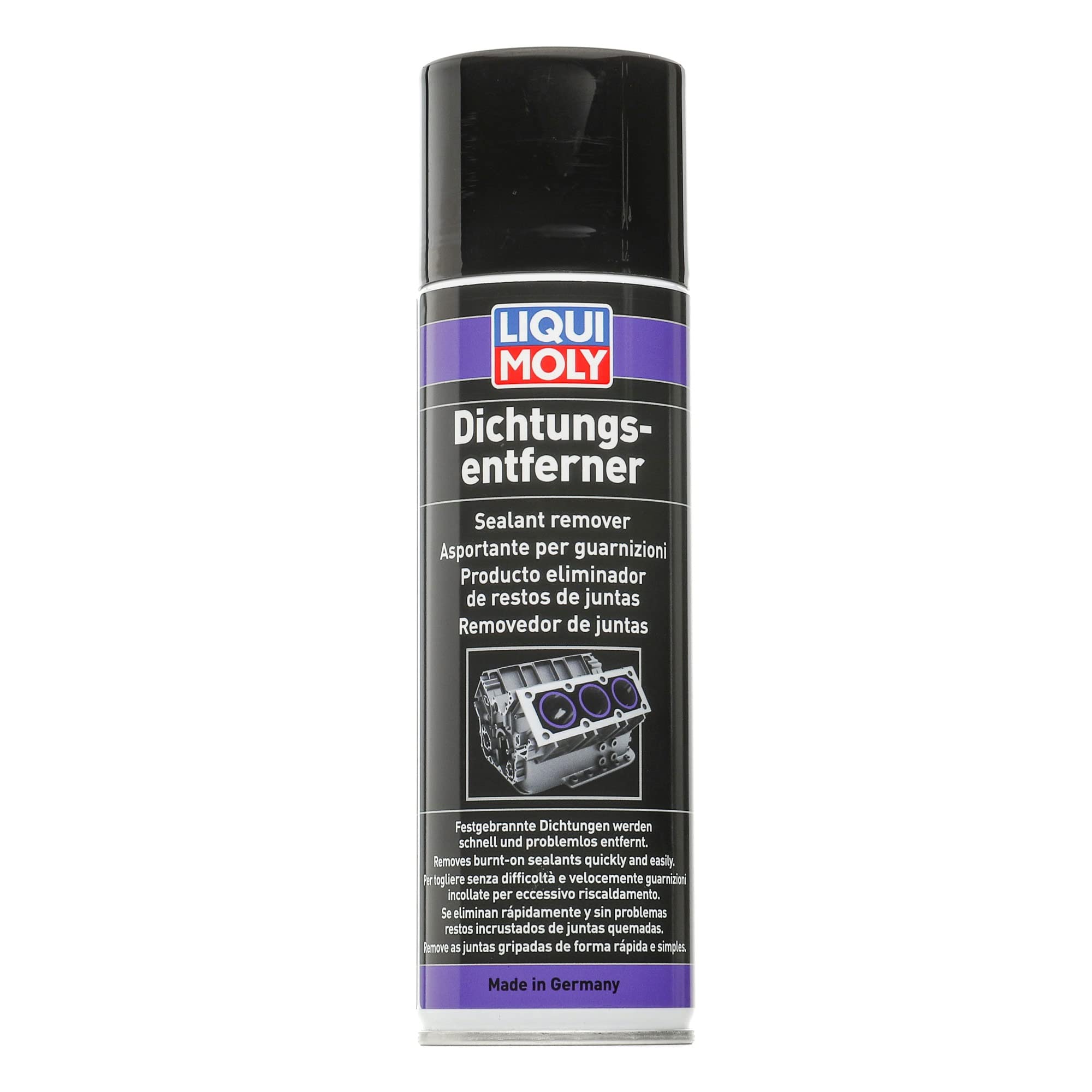 LIQUI MOLY Sealant Remover, 300ml Aerosol Can, Professional Grade Adhesive Remover Spray for Engines and Mechanical Parts