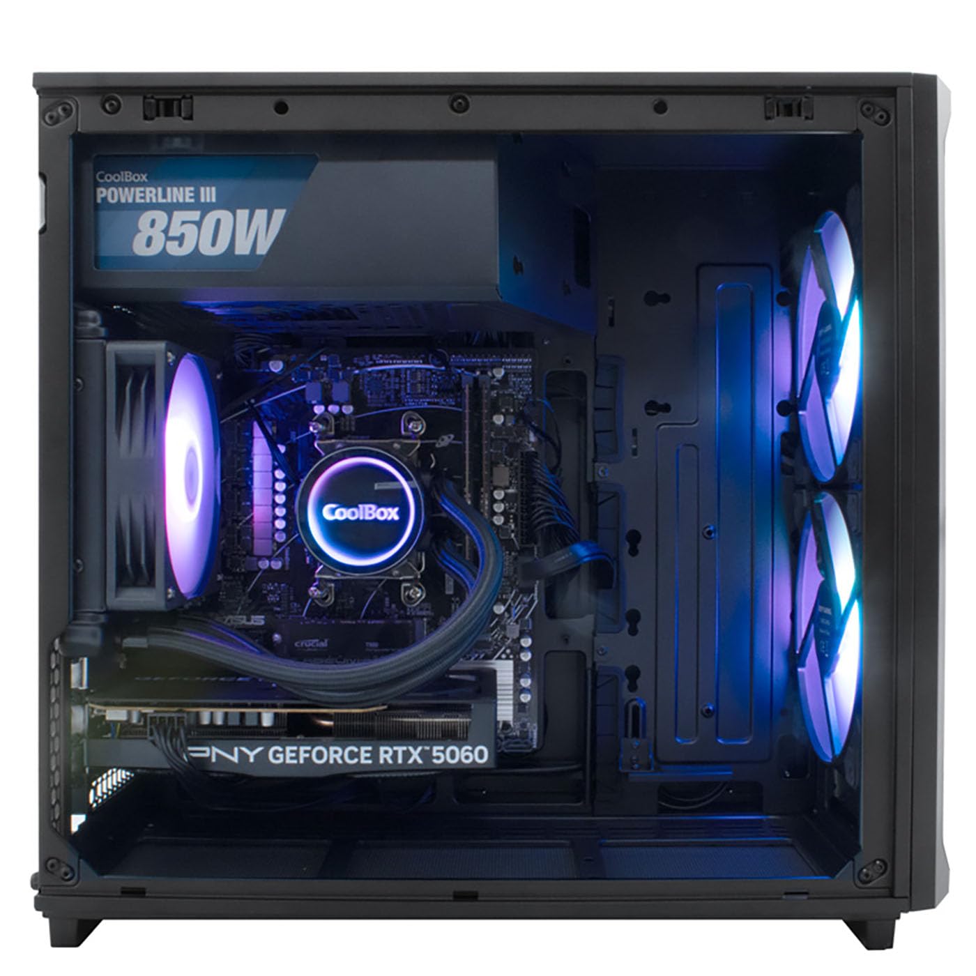 PC Gaming AMD Ryzen 7 8700G 8 x 5,1ghz/64GB RAM DDR5 4800mhz/RTX 5060 8GB/2TB SSD M.2/Windows 11 Pro/PC Gamer