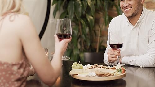 Miniatura 4 de Permaggio Juego de 3 cuchillos y tabla de queso, 13.1 pulgadas, tonos de madera de caucho natural