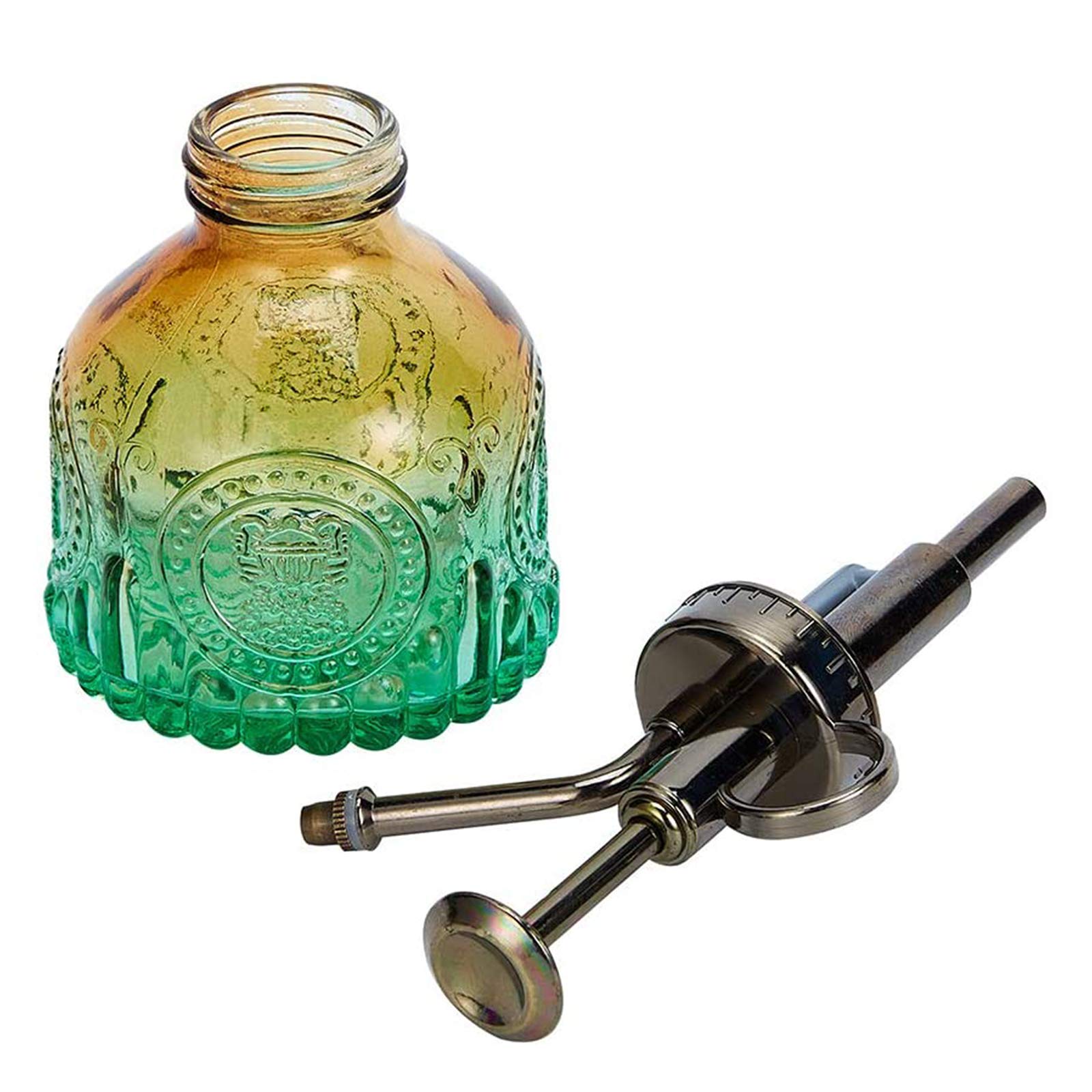 Bottiglia Spray In Vetro Vintage Verde Con Pompa Nebulizzatore - Annaffiatoio Decorativo Per Piante Da Interno Ed Esterno - Riutilizzabile E Facile Da Usare, Ideale Per Orchidee E Bonsai