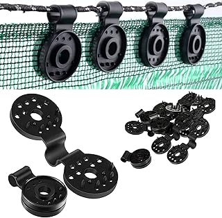Shade Cloth Heavy Duty Lock Grip, Shade Cloth Clips, Shade Cloth Fix Plastic Clamp, Premium Tarp Clips Fence Fabric Clips for Greenhouse Outdoor Garden Netting, Sun Shade Net (100Pcs)