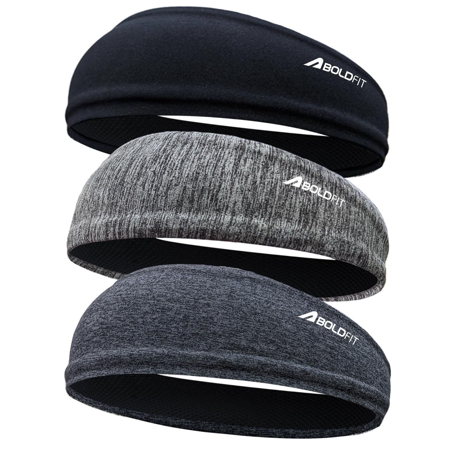 Boldfit Polyester Blend Head Band for Man Sports Head Bandana for Men & Women Gym Hair Band for Men Workout, Running Breathable, Non-Slip & Quick Drying Head Bands for Long Hair