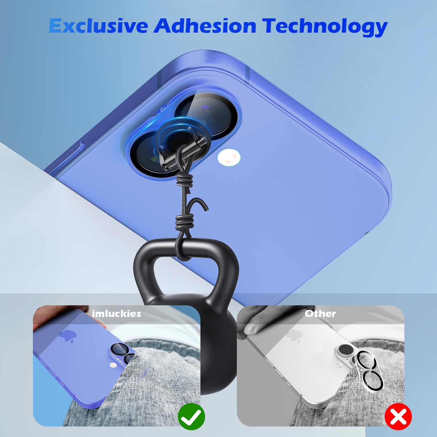 Protection Objectif Iphone 16 Pro Max Imluckies [Lot De 3 Protection Objectif Caméra Arrière Pour IPhone 16 Pro/16 Pro Max & IPhone 14 Pro/14 Pro Max, Verre Trempé 9H Avec Anneau Anti-Flash