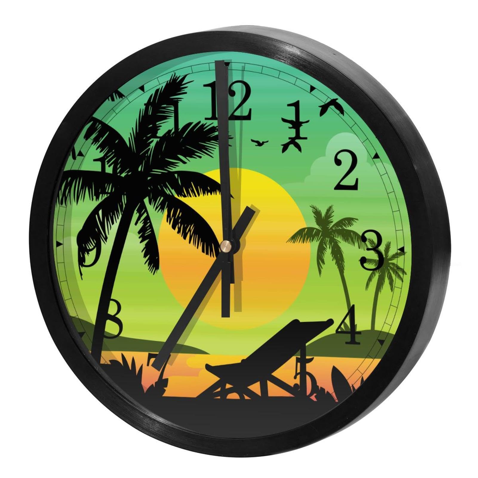 Horloge murale sans tic-tac à mouvement quartz silencieux pour la maison