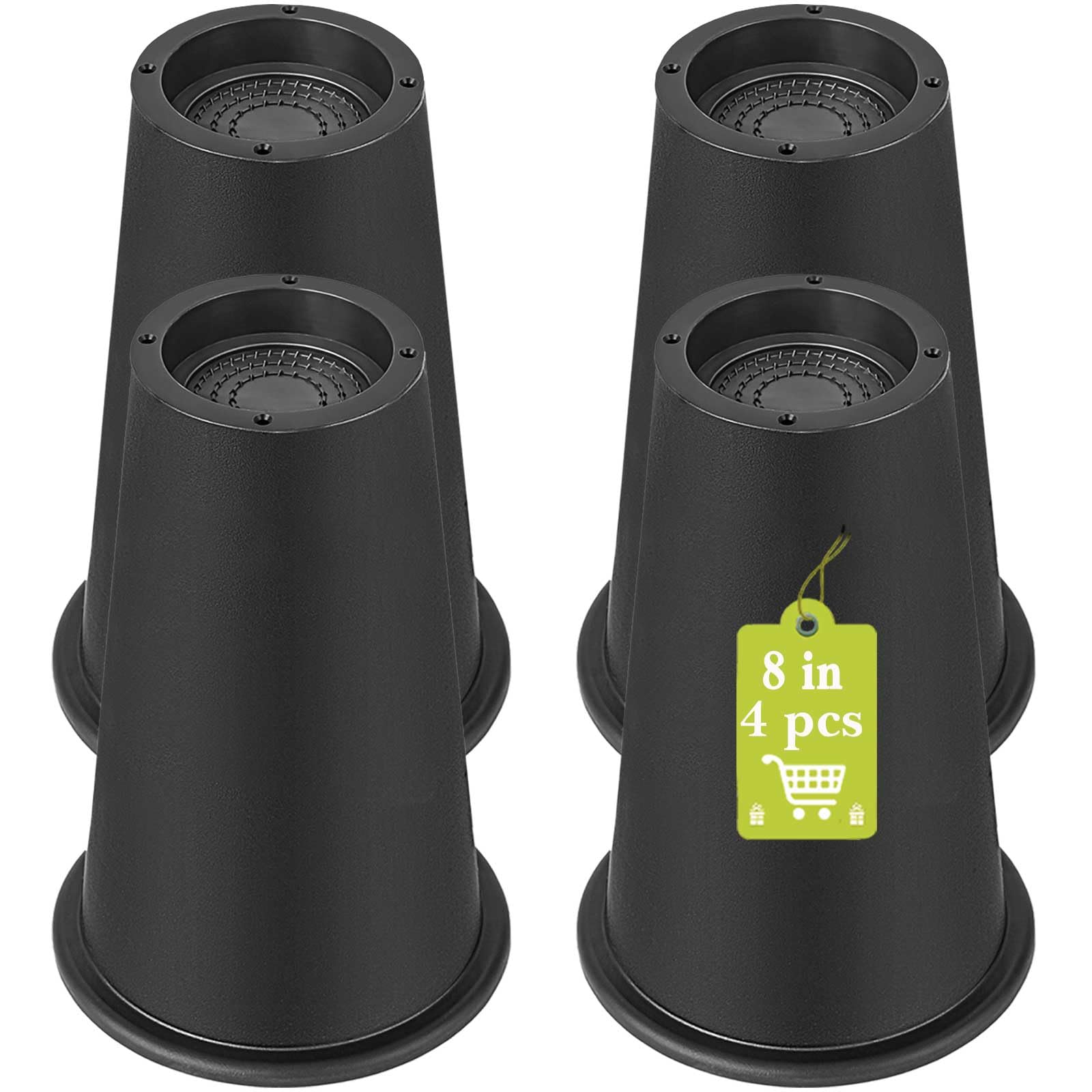 4 Pack Furniture Risers 8 Inch