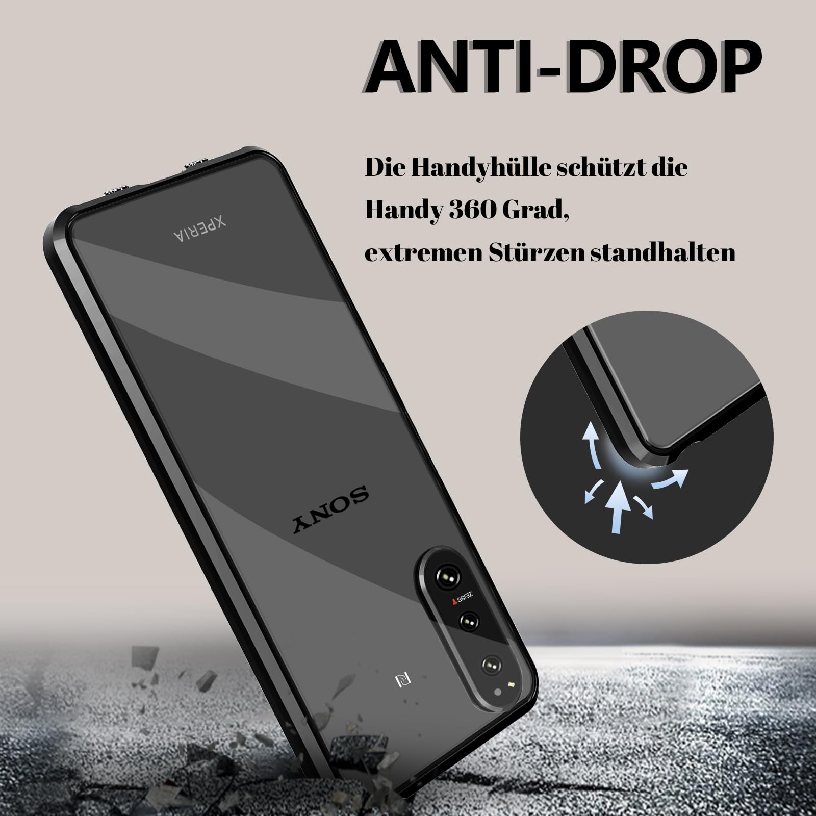 Amazon.co.jp: Guizzcg Sony Xperia 1 IV ケース Magsafe対応 両面強化