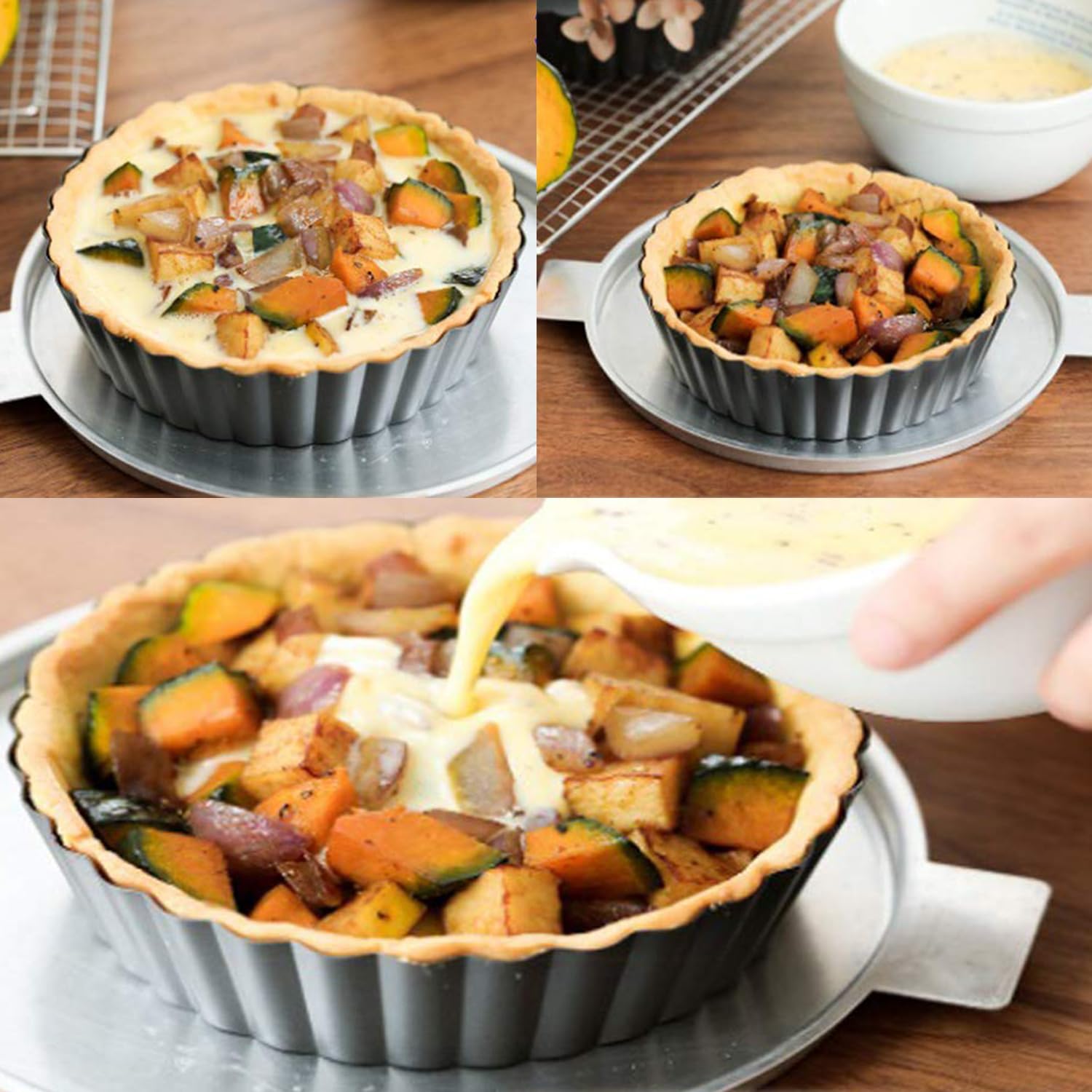 6 Pcs 4 Inch Non Stick Tart Tin Pans Removable | Panama