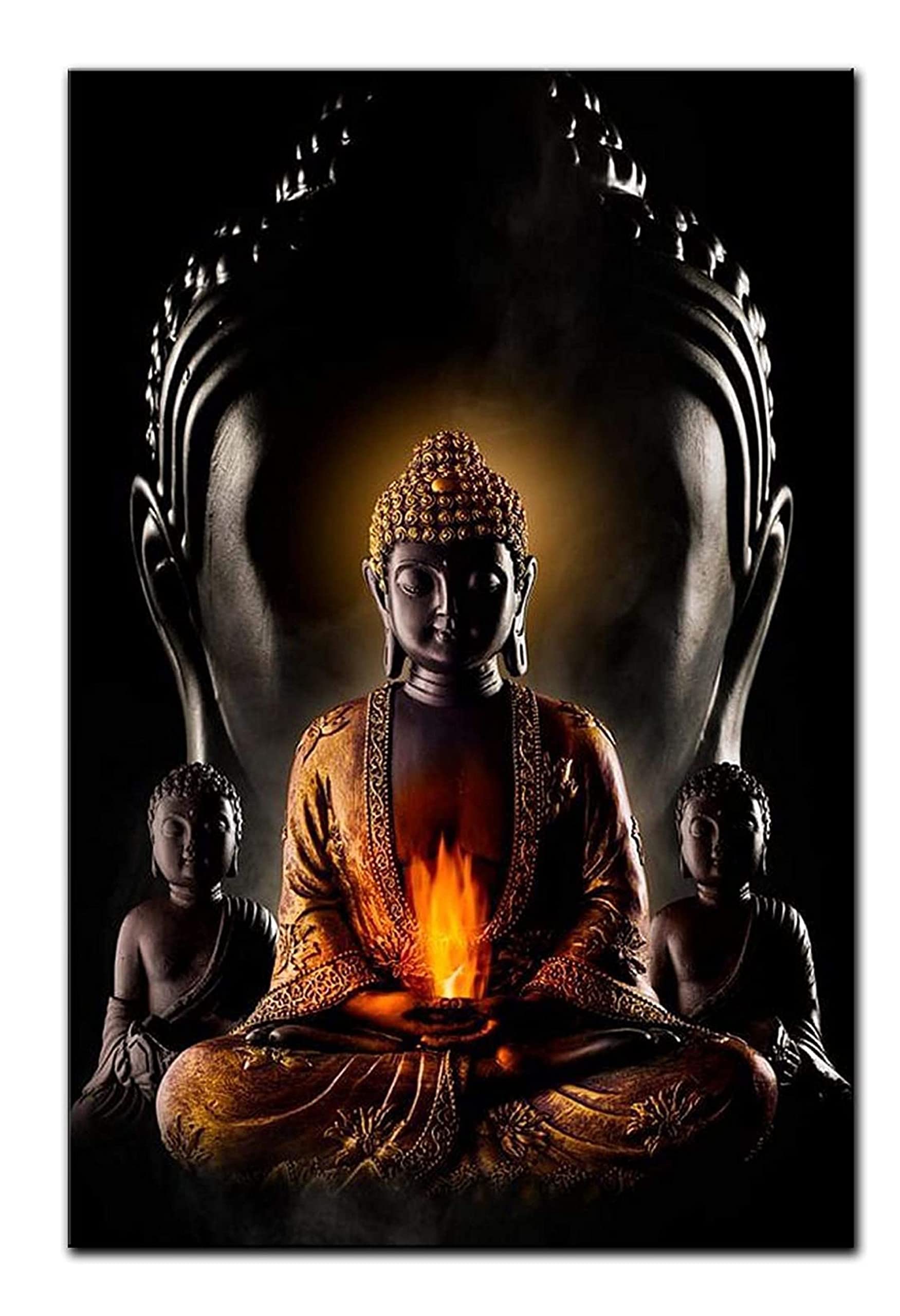 Shree Decor ful Black Buddha Multicolor Wall Posters 18x12 (B09ZXQ6Z9G) Amazon Price History, Amazon Price Tracker