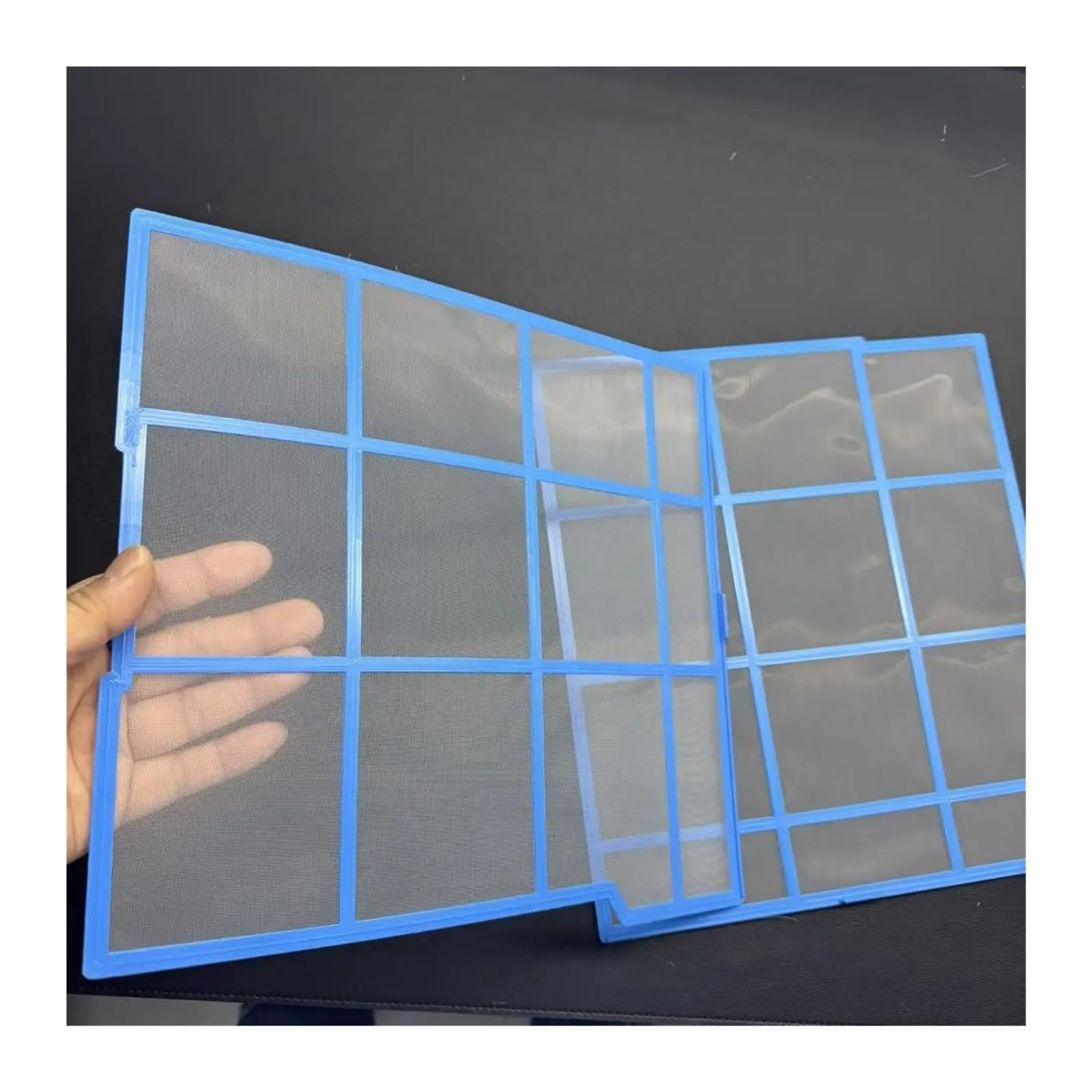 2 PCS/Set Filtro De Aire Acondicionado Personalizado, Compatible Con Hitachi, Tamaño De La Pantalla De Polvo Del Aire Acondicionado: IZQUIERDA 29,8X31,5 Cm + DERECHA 28,5X31,5 Cm