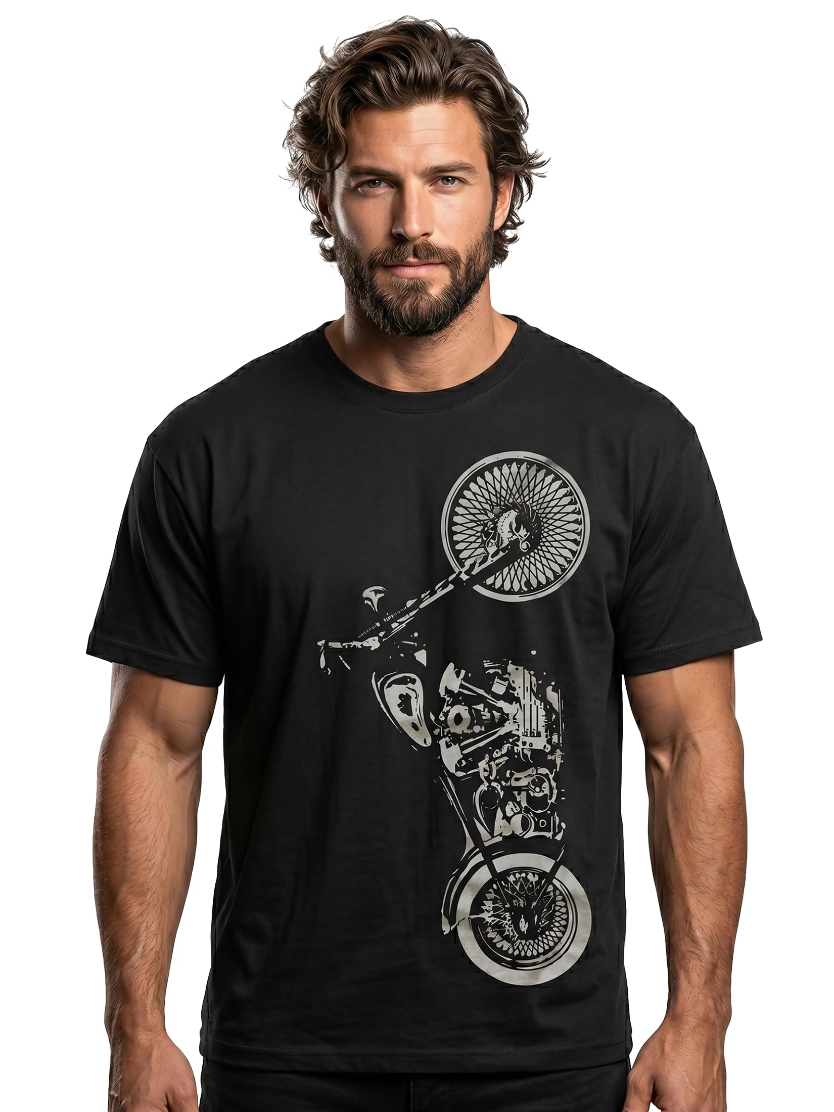 MAKAYA T-shirt motocyklowy męski/męski