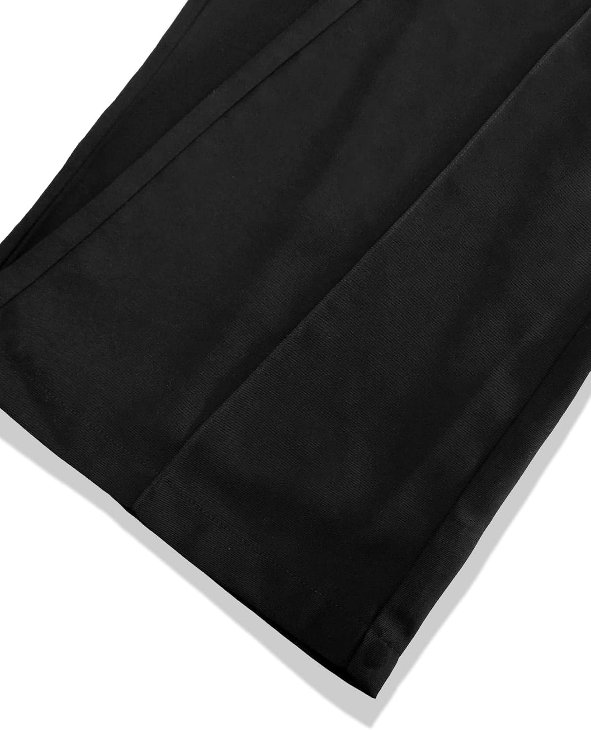 GORGLITTER Men's Flare Baggy Dress Pants Wide Leg Pleated Causal Slacks Office Business Suit Trousers with Pockets - Image 4