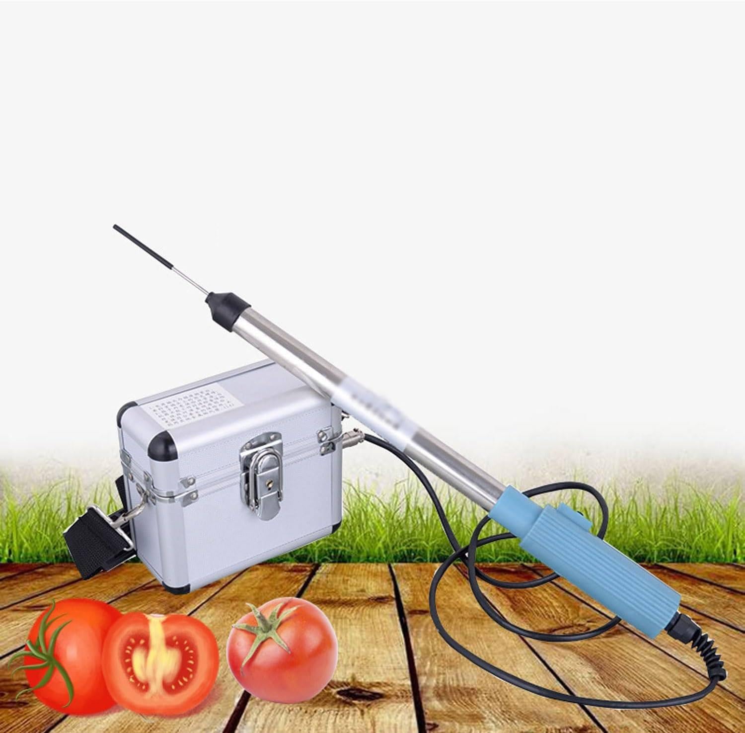 ByBoDi Mini Cordless Tomato Pollinator Tool Vibrating Electric Tomato Pollinator 4800r/min Electric Vegetable Pollinator with Strap Automatic Switch for Tomatoes, Peppers and Strawberries