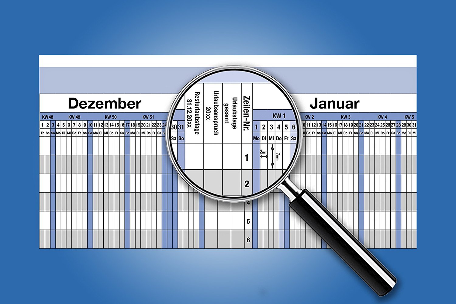 2027 Profi Urlaubsplaner Personalplaner 35 Mitarbeitende (2)