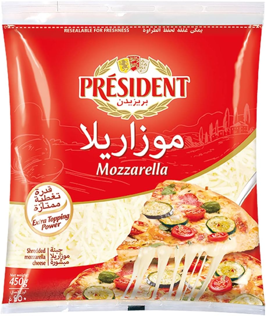 President Mozzarella Cheese, 450g - Pack of 1