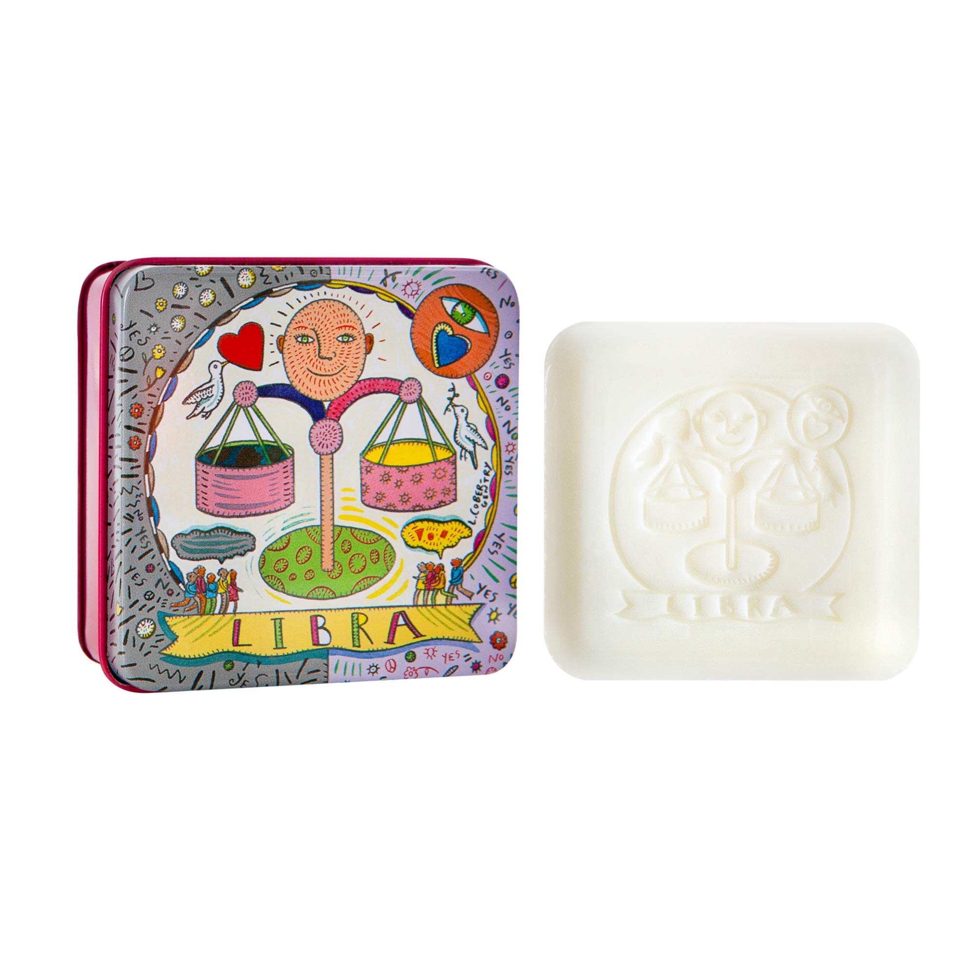 Pre De Provence Zodiac Tin Bar Soap, Libra, 100 Gram