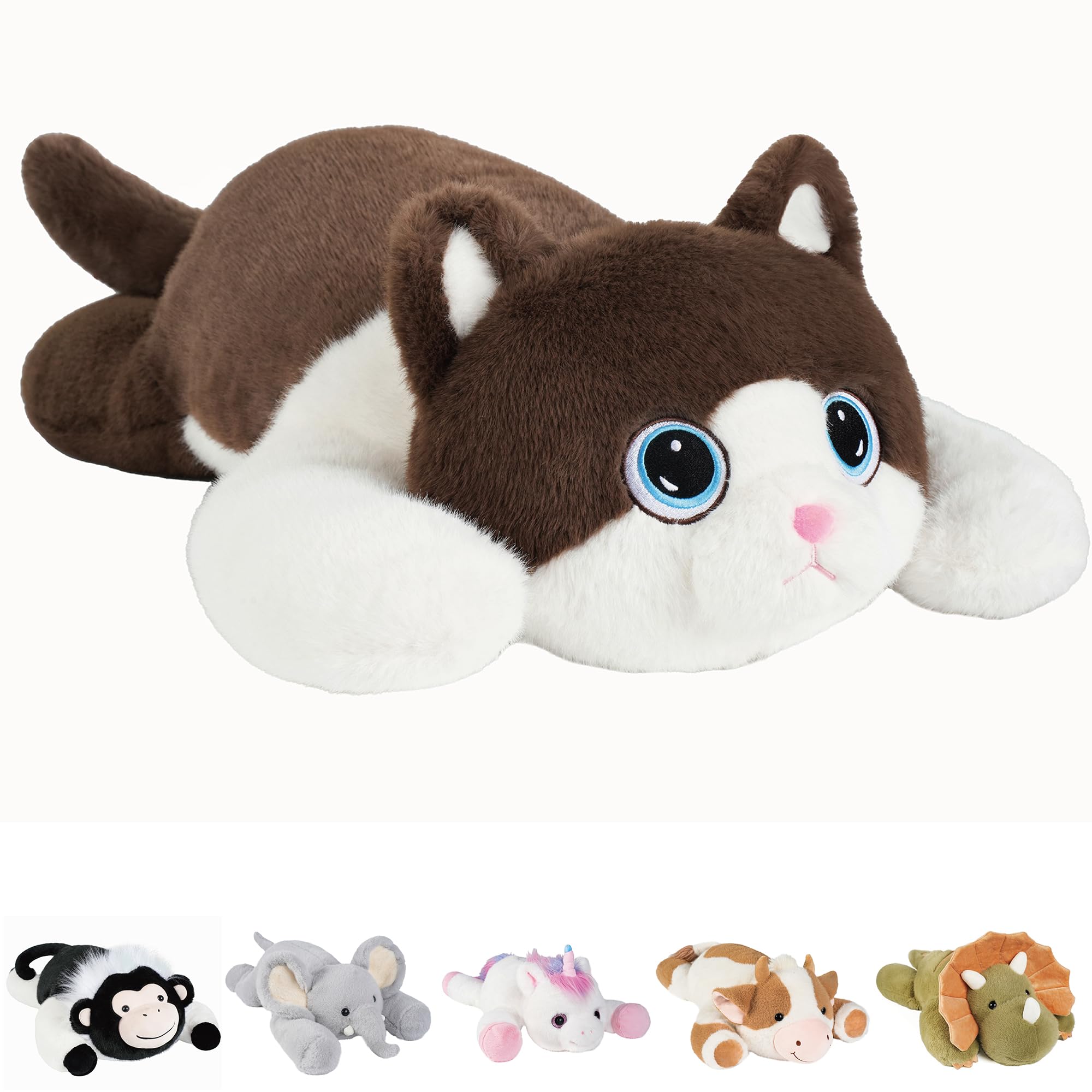 Amazon.com: GILFWM Weighted Stuffed Animals Cat - 25