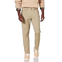 Amazon Essentials Pantaloni in Twill Elasticizzati con 5 Tasche e vestibilità Sportiva